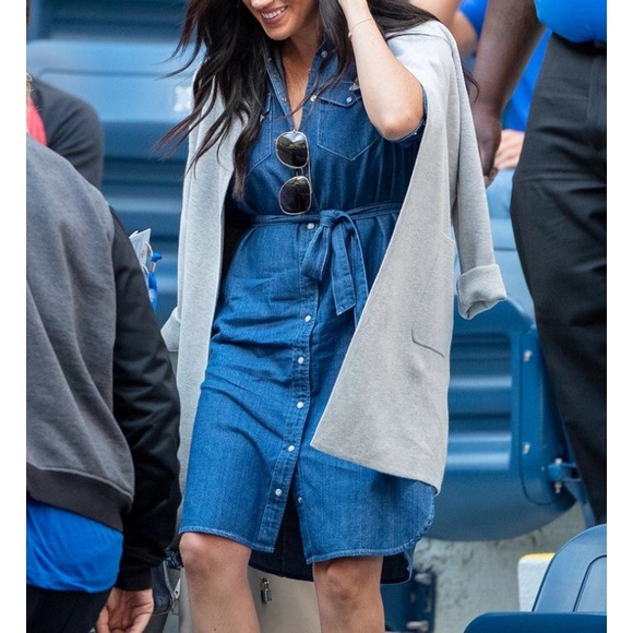 J Crew Denim Shirt Dress (loved by Meghan Markle) - Picture 4 of 6